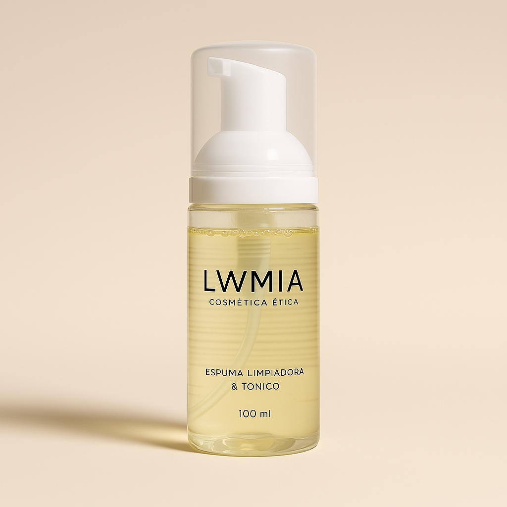 espuma limpiadora facial natural